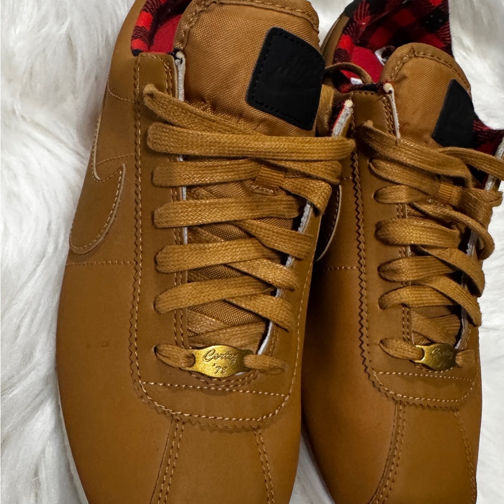 Nike Cortez Basic Premium Wheat Plaid, Men’s 8.5, W 10 Festive Vintage Cabincore - Picture 3 of 9